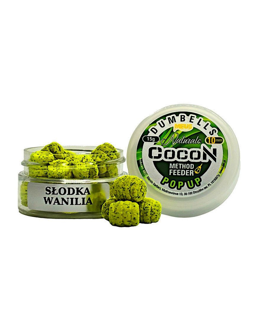 Kulki Dumbells Pop Up Cocon SŁODKA WANILIA 10mm MINIS MEUS Kulki Dumbells Pop Up Cocon SŁODKA WANILIA 10mm MINIS MEUS