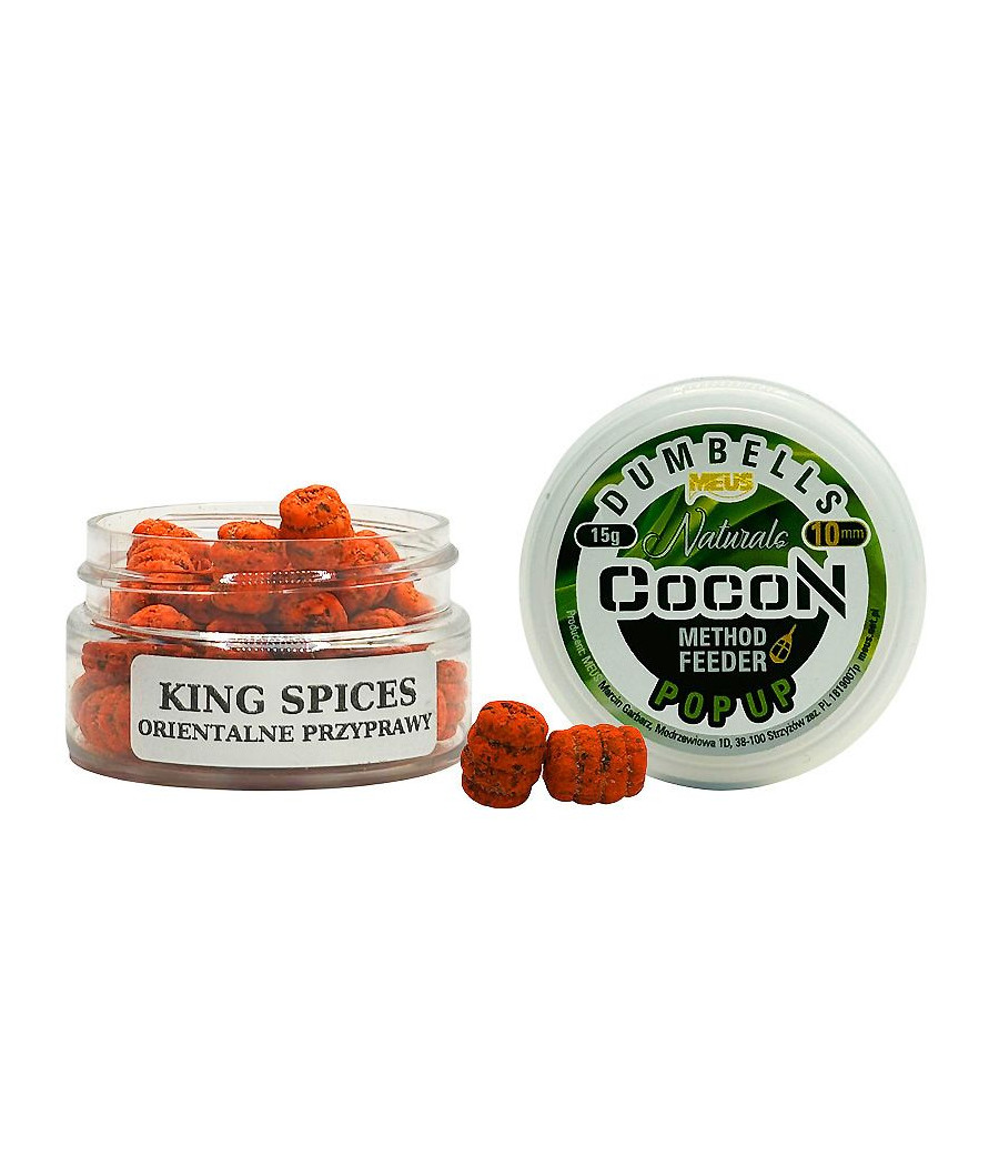 Kulki Dumbells Pop Up Cocon KING SPICES 10mm MINIS MEUS Kulki Dumbells Pop Up Cocon KING SPICES 10mm MINIS MEUS
