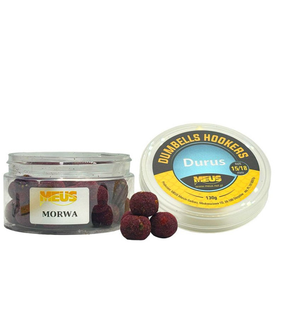Kulki Dumbellsy Haczykowe 15/18mm MORWA Tonąca Durus MEUS