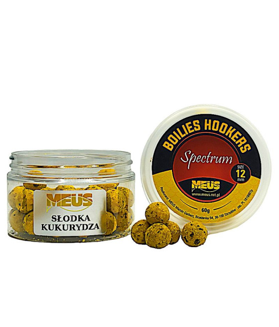 Kulka Haczykowe 12mm SŁODKA KUKURYDZA Tonąca MEUS Spectrum