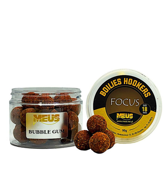 Kulka Haczykowe 18mm BUBBLE GUM Guma Balonowa Tonąca MEUS Focus