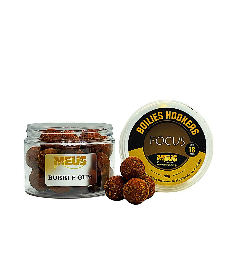 Kulka Haczykowe 18mm BUBBLE GUM Guma Balonowa Tonąca MEUS Focus