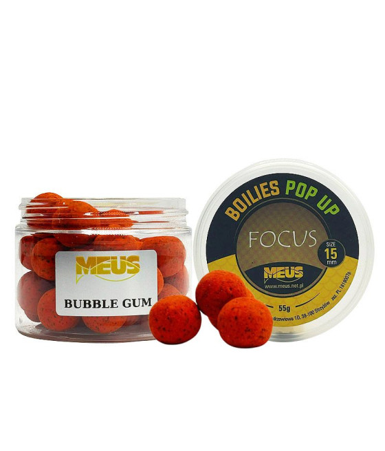 Kulki Haczykowe Pop Up 15mm BUBBLE GUM MEUS Focus