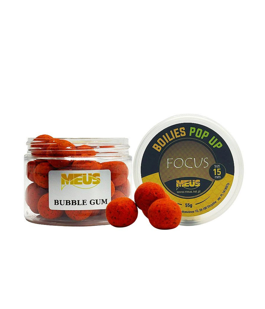 Kulki Haczykowe Pop Up 15mm BUBBLE GUM MEUS Focus Kulki Haczykowe Pop Up 15mm BUBBLE GUM MEUS Focus