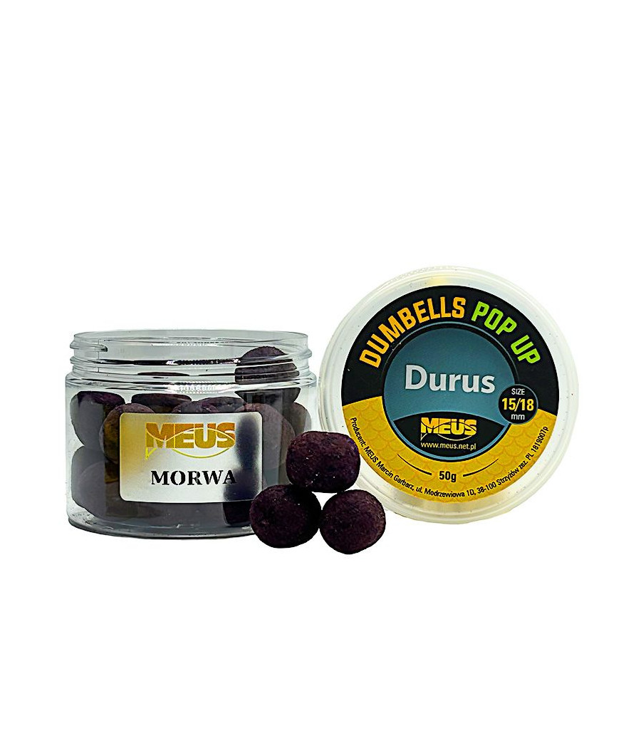 Kulki Dumbellsy Haczykowe 15/18mm MORWA Pop-Up Durus MEUS Kulki Dumbellsy Haczykowe 15/18mm MORWA Pop-Up Durus MEUS