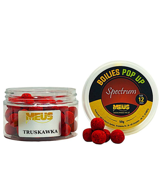 Kulki Haczykowe Pop-Up 12mm TRUSKAWKA Spectrum MEUS