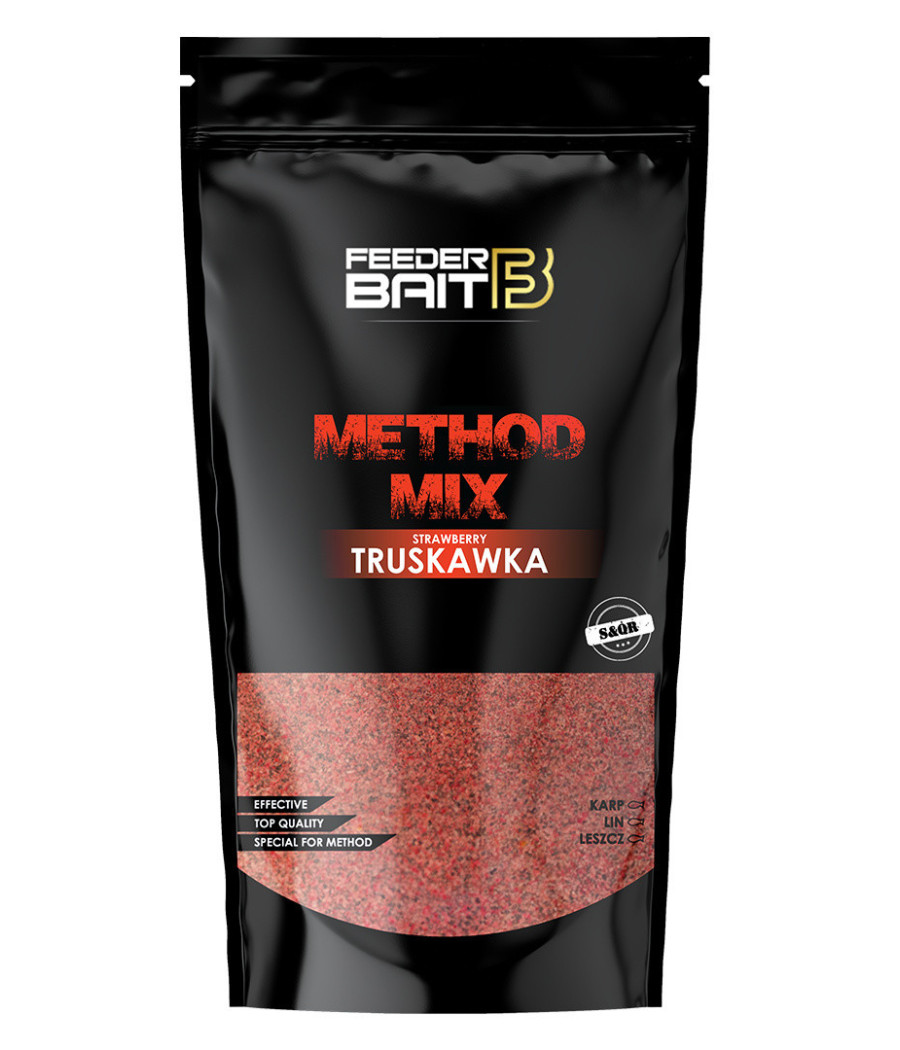 Feeder Bait Method Mix Truskawka 800g Feeder Bait Method Mix Truskawka 800g