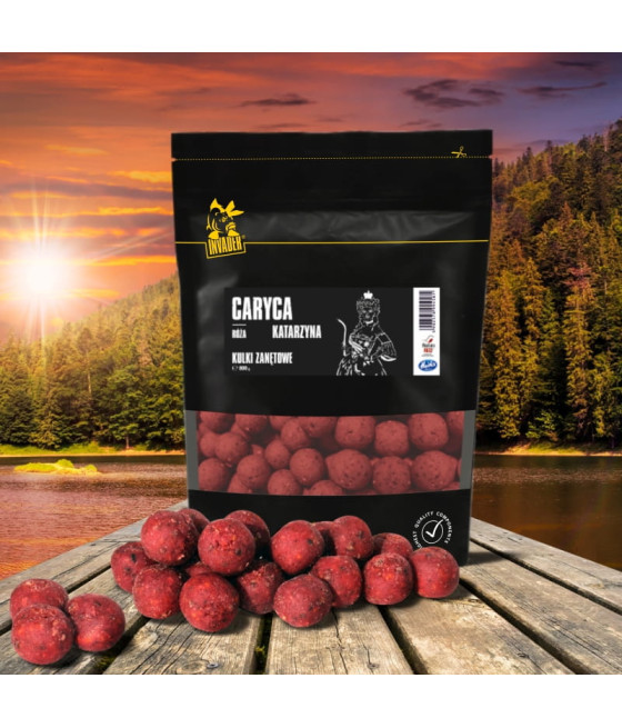 Kulki Zanętowe 20mm Caryca - Róża - 0,8 kg INVADER