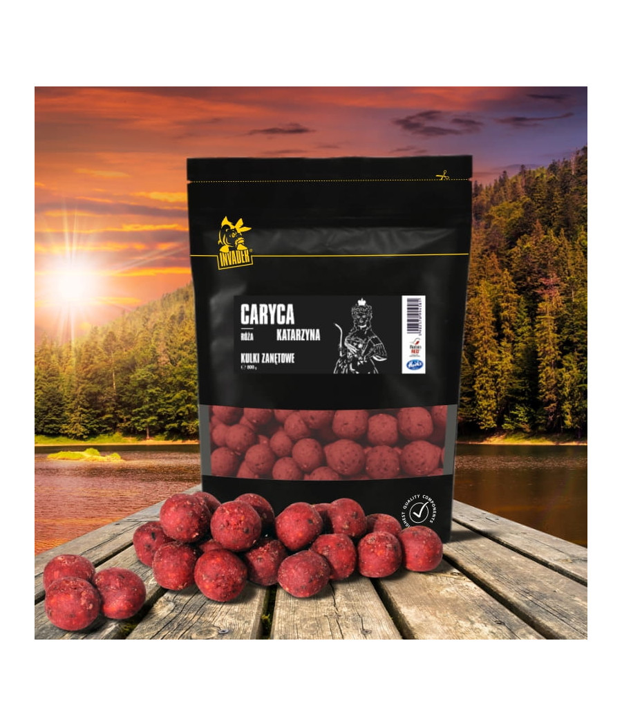 Kulki Zanętowe 20mm Caryca - Róża - 0,8 kg INVADER
