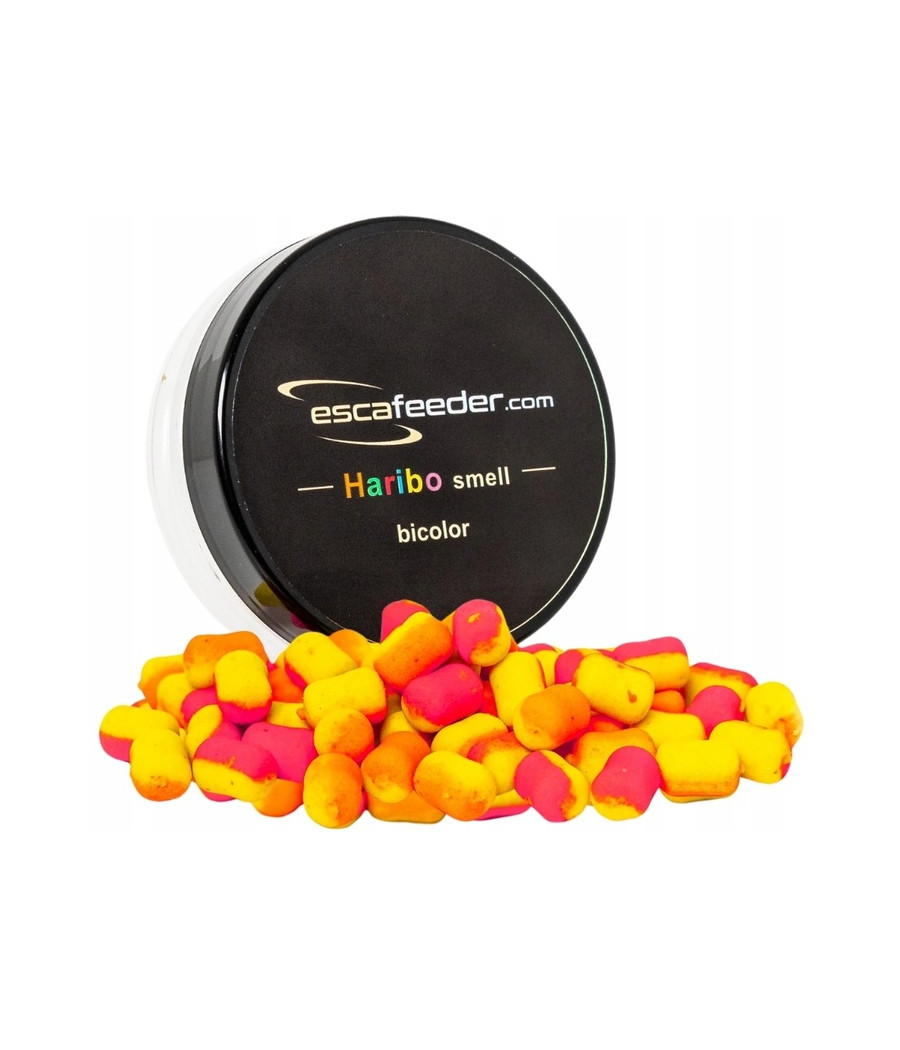 Kulki Esca Feeder Wafters Haribo Smell Dual Bicolor 10mm Kulki Esca Feeder Wafters Haribo Smell Dual Bicolor 10mm