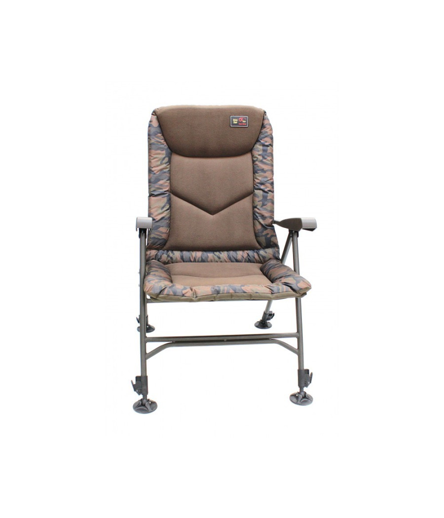 Fotel Krzesło Wędkarskie Deluxe CAMO Zfish