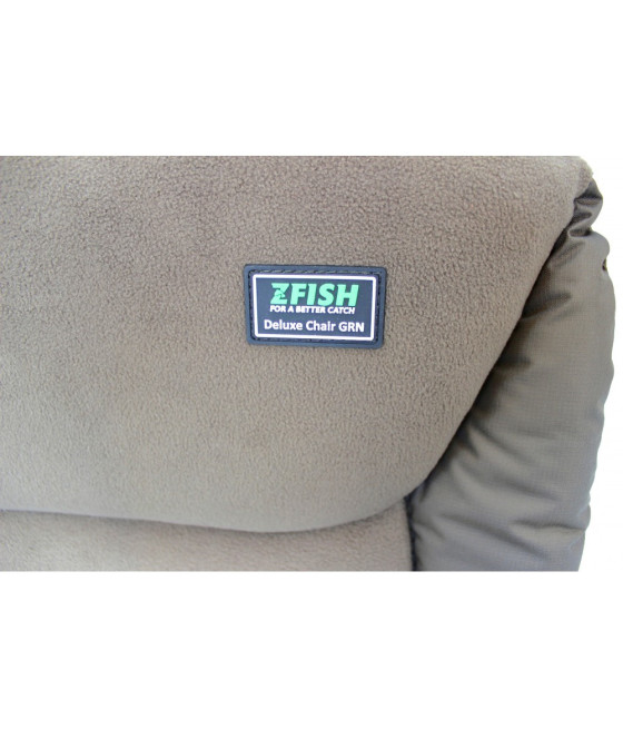 Fotel Krzesło Wędkarskie Deluxe GREEN Zfish