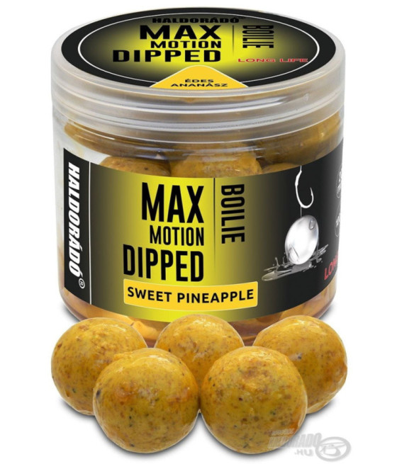 Kulki proteinowe Haldorado Max Motion Dipped Boilie 20mm Słodki Ananas