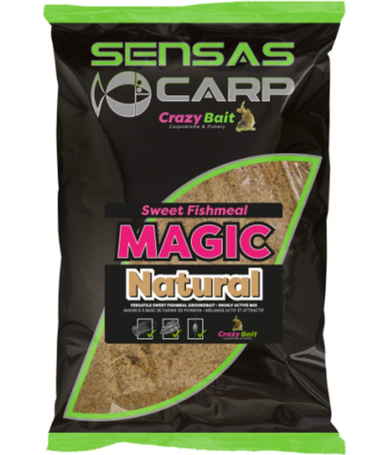 Zanęta SENSAS MAGIC Sweet Fishmeal Natural 2kg