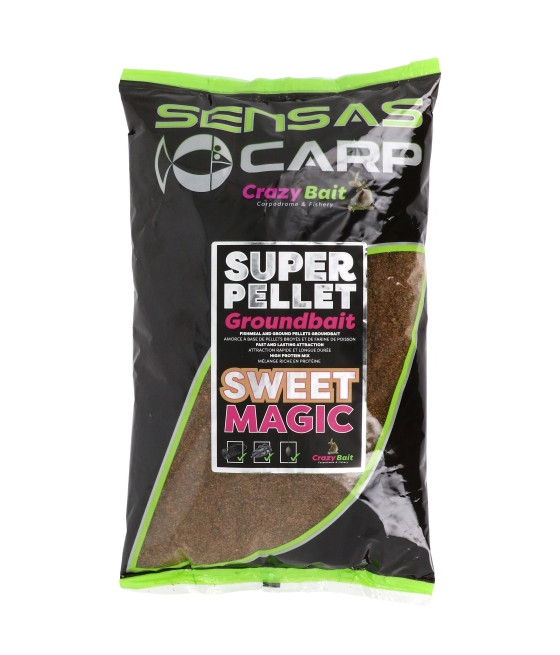 Zanęta SENSAS Super Pellet Magic Sweet Groundbait 1kg