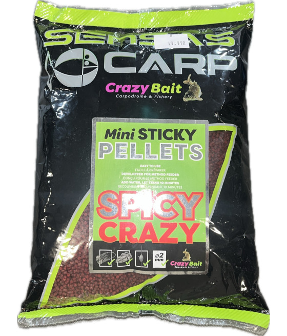 Mini Pellet Spicy Crazy Mini Sticky 2mm 700g