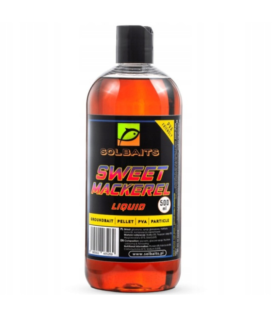 Liquid SWEET  MACKEREL SOLBAITS 500ml