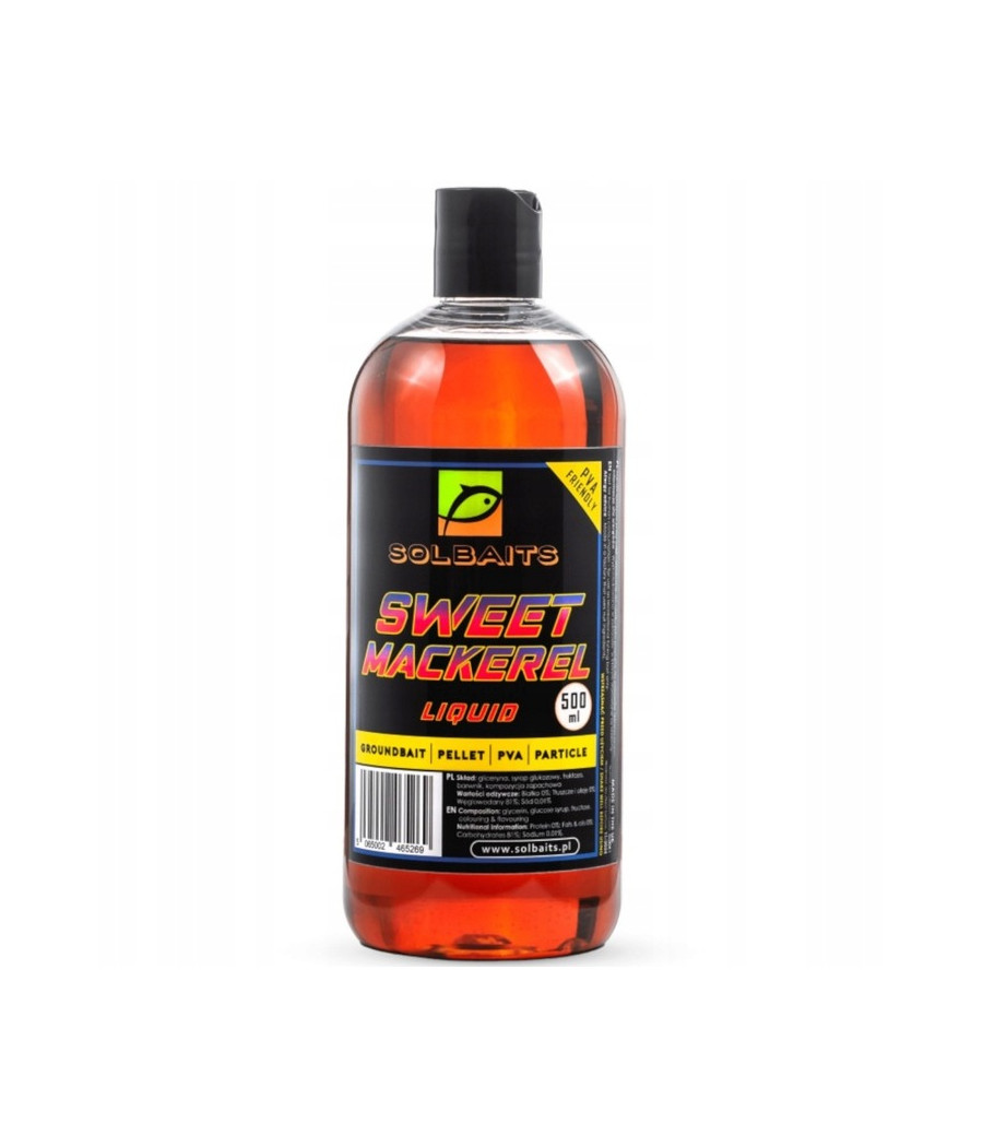 Liquid SWEET MACKEREL SOLBAITS 500ml Liquid SWEET MACKEREL SOLBAITS 500ml