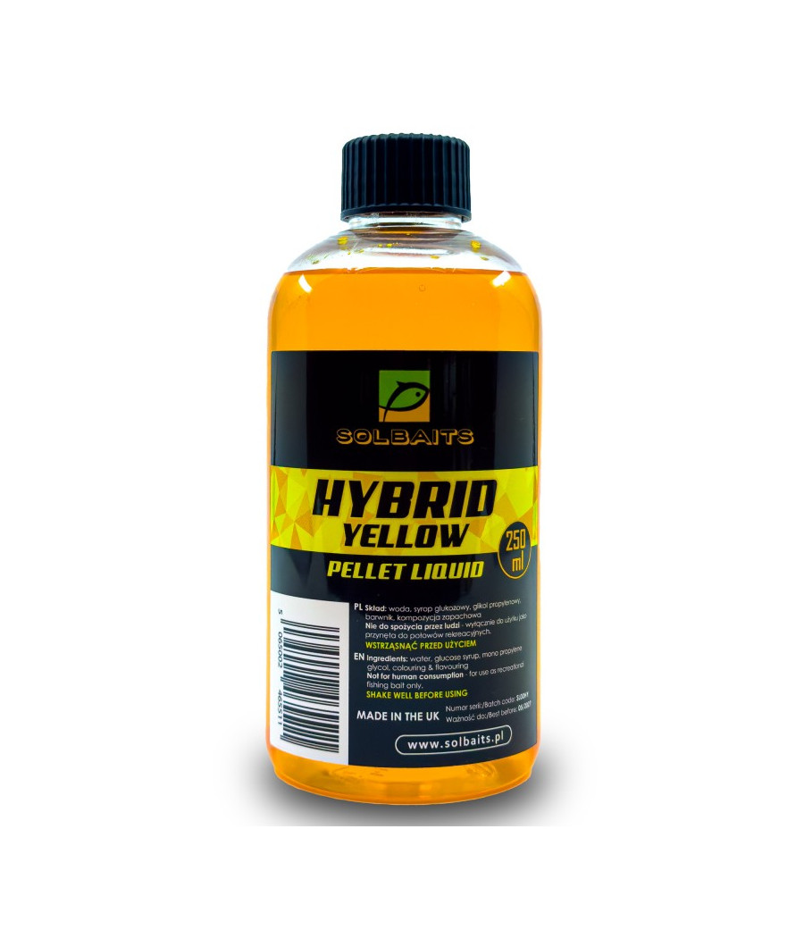 Liquid Solbaits Hybrid Yellow 250ml