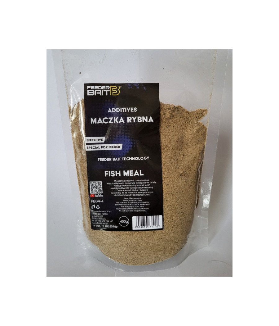 Mączka rybna dodatek do zanęt Feeder Bait 400g