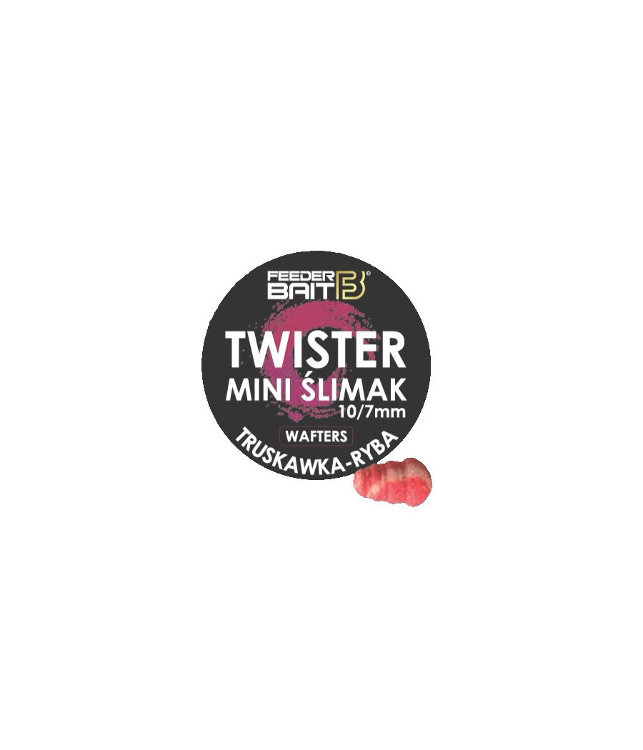 FEEDER BAIT - TWISTER MINI ŚLIMAK TRUSKAWKA RYBA