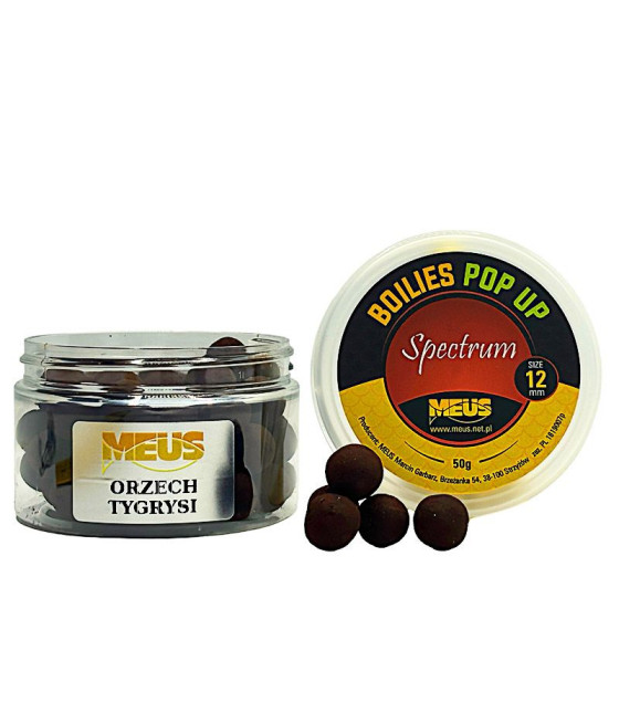Kulki Haczykowe Pop-Up 12mm ORZECH TYGRYSI Spectrum MEUS