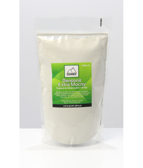 Bentonit Extra Mocny Dodatek do klejenia gliny i zanęty 1000ml GÓREK