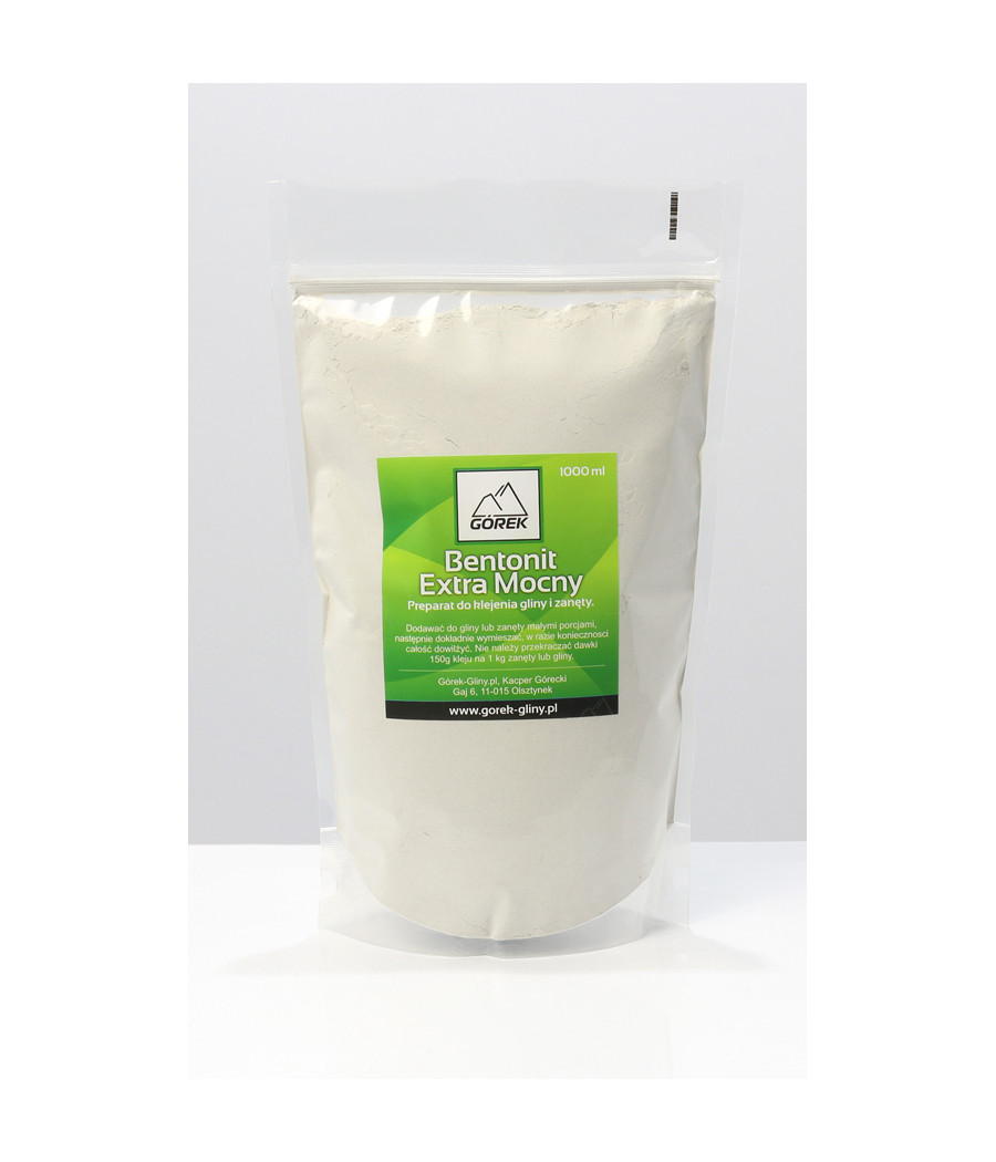 Bentonit Extra Mocny Dodatek do klejenia gliny i zanęty 1000ml GÓREK Bentonit Extra Mocny Dodatek do klejenia gliny i zanęty 1000ml GÓREK
