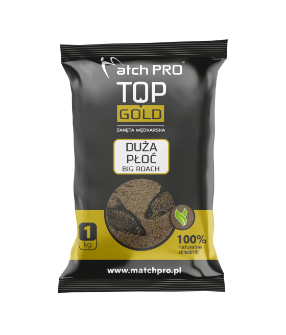 TOP GOLD DUŻA PŁOĆ Zanęta MatchPro 1kg