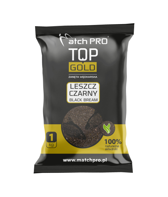 TOP GOLD LESZCZ CZARNY Zanęta MatchPro 1kg