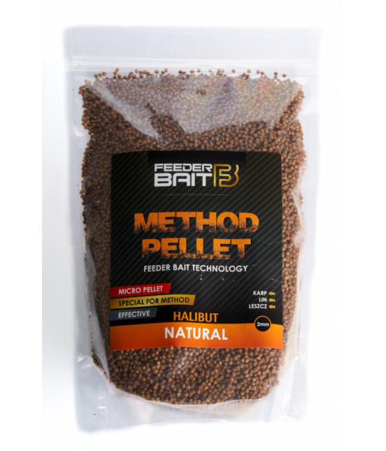 Micro Pellets 2mm Natural Halibut - Feeder Bait