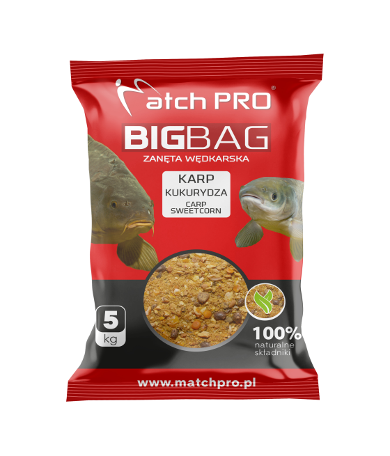 BIG BAG KARP KUKURYDZA Zanęta MatchPro 5kg