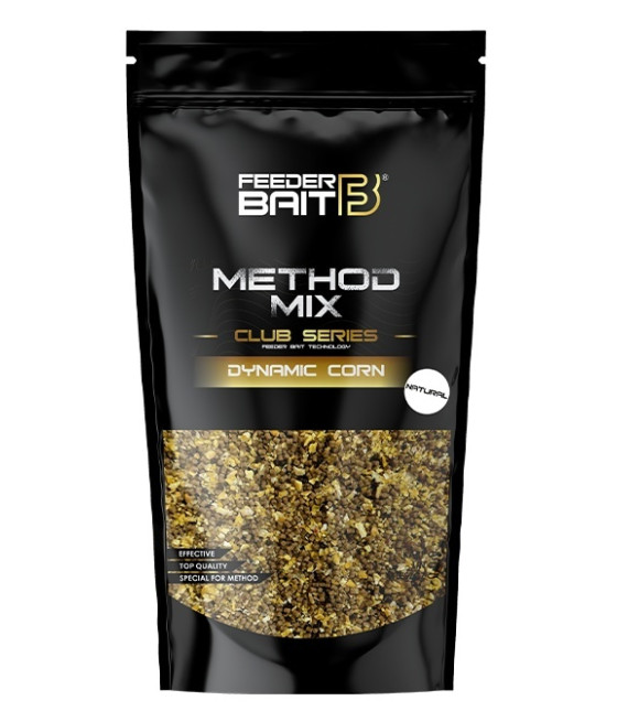 Zanęta Club Series Method Mix Dynamic Corn NATURAL 800g - Feeder Bait