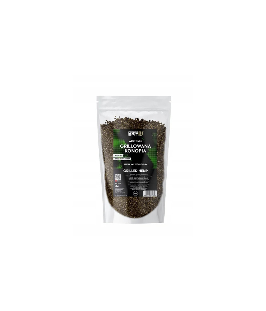 Feeder Bait Additives Grillowana konopia 400g Feeder Bait Additives Grillowana konopia 400g