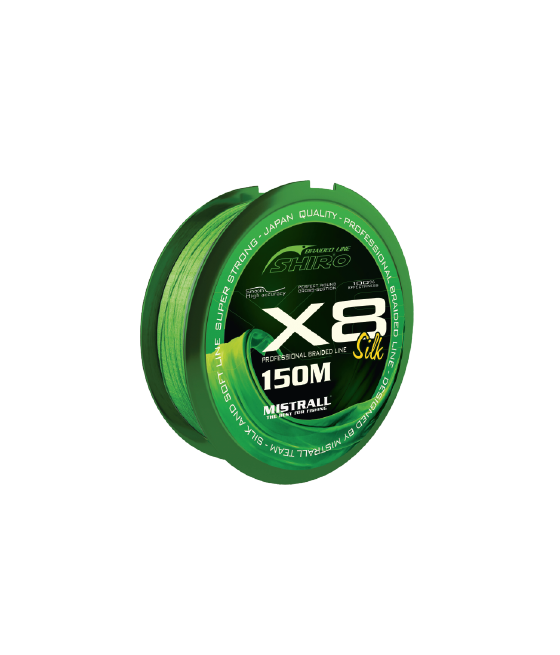 Plecionka Shiro Mistrall X8 150m 0,19mm 20,4kg Super Strong Japan