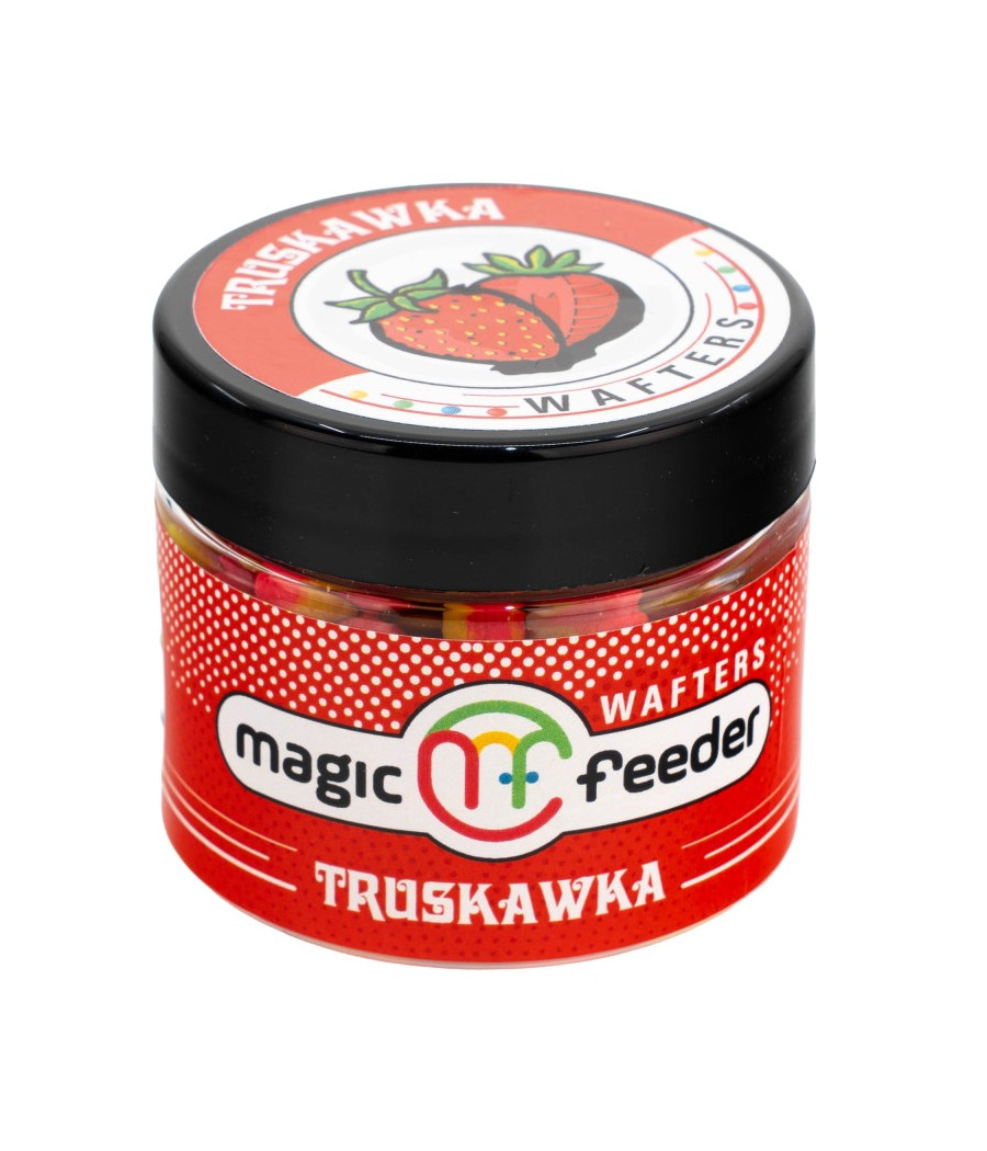 KULKI MAGIC FEEDER TRUSKAWKA WAFTERS DUMBELLS 7mm RÓŻOWO-ŻÓŁTE