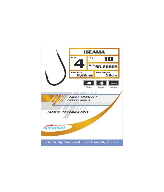 PRZYPON SHIRO ISEAMA SIZE 4 50cm 0,25mm 10SZT