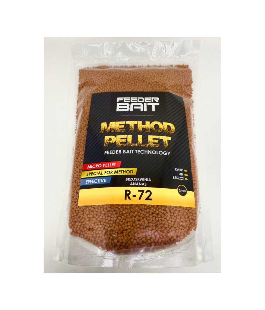 Pellet FEEDER BAIT R72 Ananas Brzoskwinia 2mm  800g