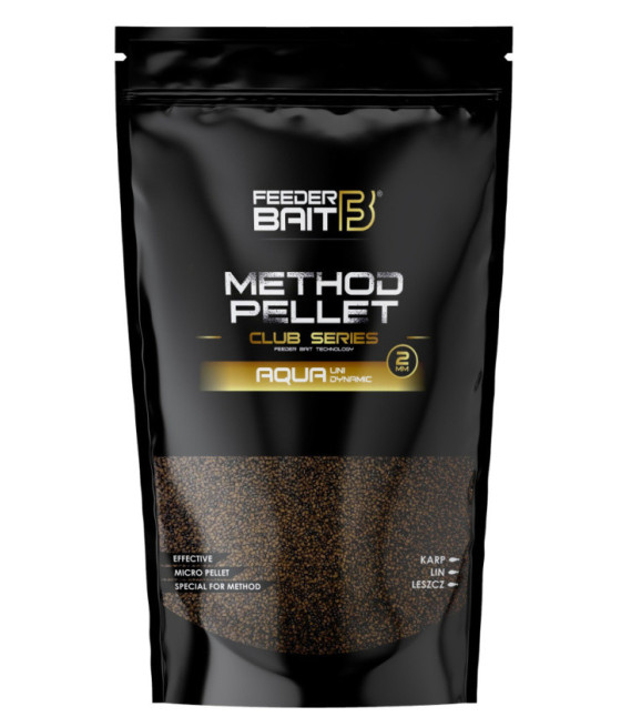 Method Pellet Club Series 2mm 800g czarny black - Feeder Bait