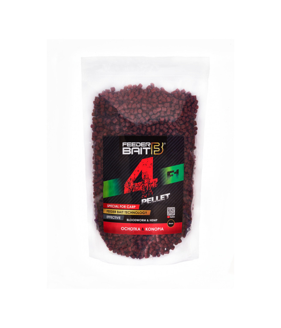 Pellet 4mm F1 Ochotka Konopia - Feeder Bait