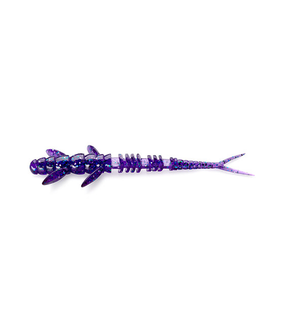 GUMY Flit 2", KOLOR 060 - Dark Violet/Peacock & Silver FISHUP 9SZT