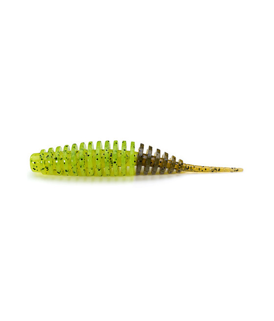 GUMY Tanta 2", KOLOR 243 - Chartreuse/Green Pumpkin 9SZT FISHUP