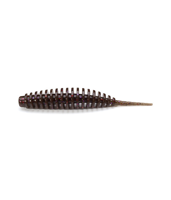 GUMY Tanta 2", KOLOR 050 - Green Pumpkin Brown/Red & Purple 9SZT FISHUP
