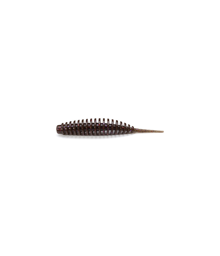 GUMY Tanta 2", KOLOR 050 - Green Pumpkin Brown/Red & Purple 9SZT FISHUP