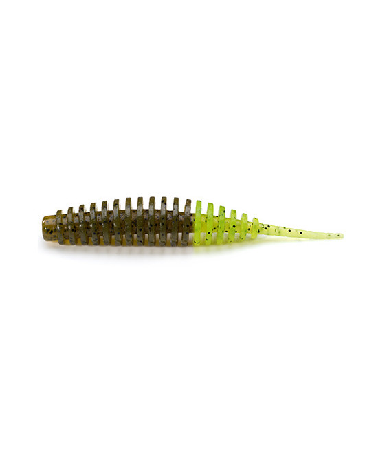 GUMY Tanta 2", KOLOR 246 - Green Pumpkin/Chartreuse 9SZT FISHUP