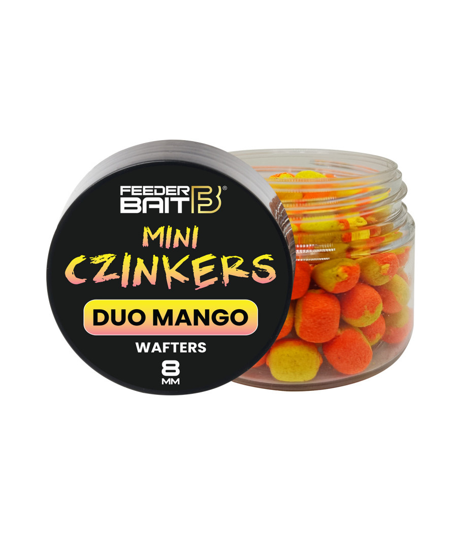 KULKI MINI CZINKERS DUO MANGO WAFTERS 8mm Feeder Bait KULKI MINI CZINKERS DUO MANGO WAFTERS 8mm Feeder Bait
