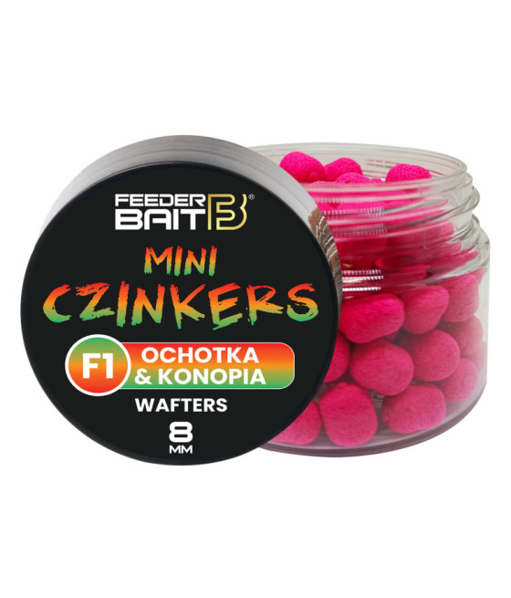 KULKI MINI CZINKERS F1 OCHOTKA & KONOPIA WAFTERS 8mm Feeder Bait