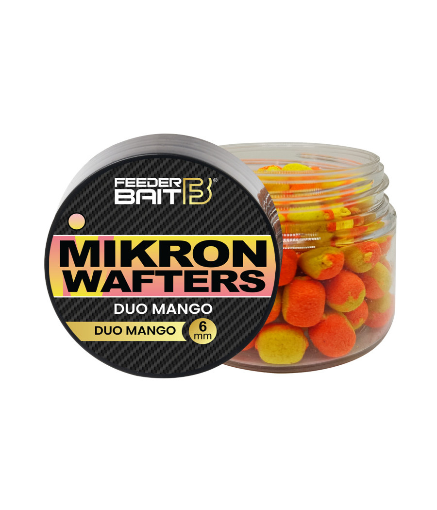KULKI MIKRON WAFTERS DUO MANGO 6mm Feeder Bait KULKI MIKRON WAFTERS DUO MANGO 6mm Feeder Bait