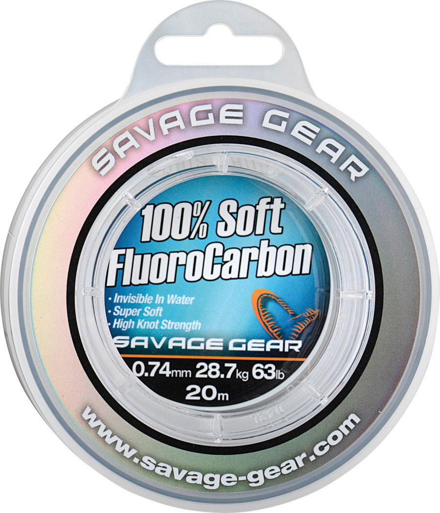FLUOROCARBON 100% SOFT 0,26mm 4,7kg/10,3lb 50m