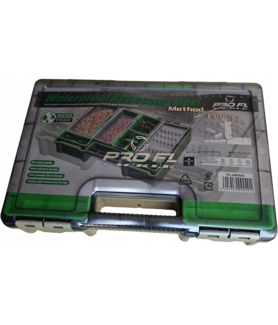 Fl Pudełko Pro Method Feeder Box Na Akcesoria Feederowe 351/250/80mm